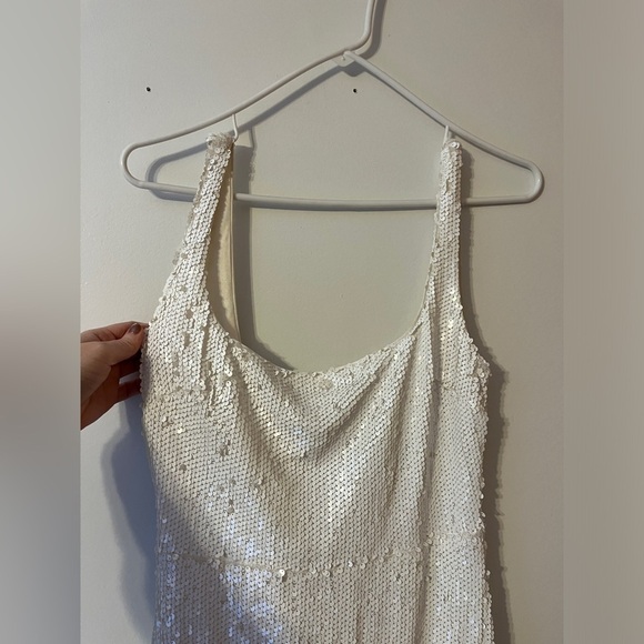 Lulus White Long Sequin Dress - Picture 5 of 11